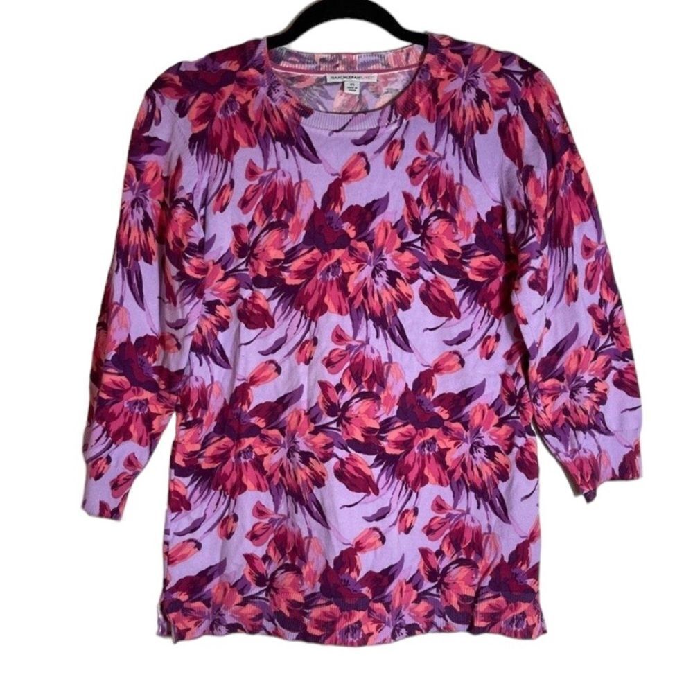 Isaac Mizrahi Floral Sweater